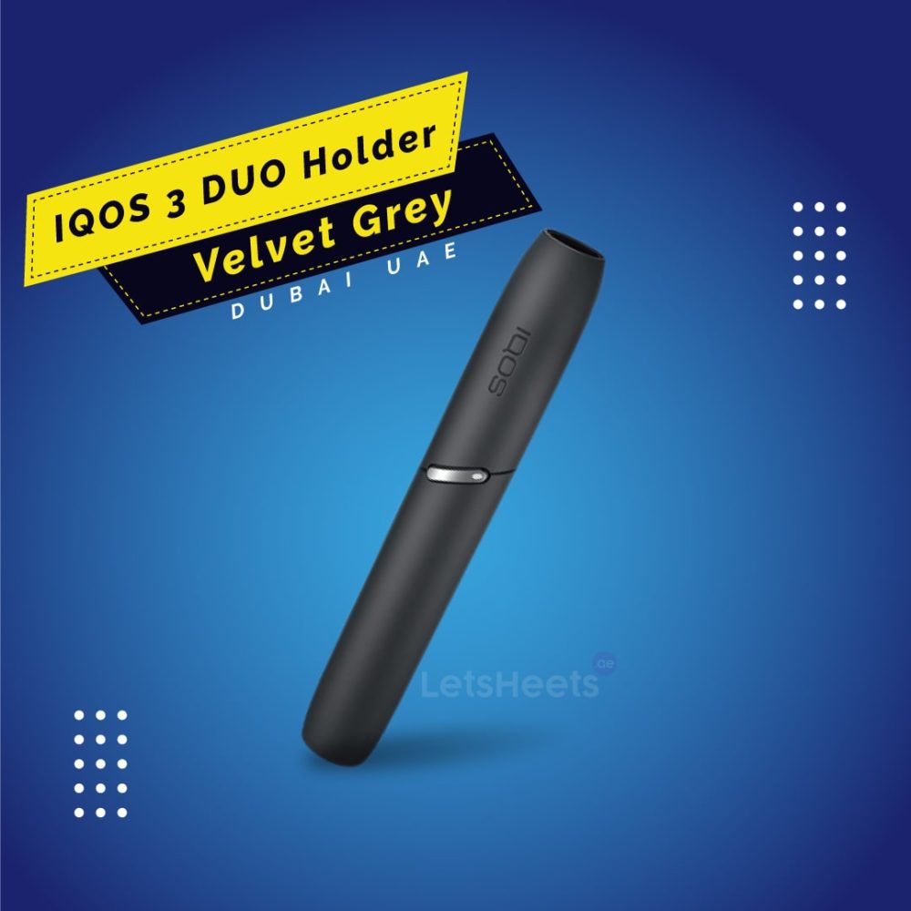 IQOS 3 DUO Holder Velvet Grey