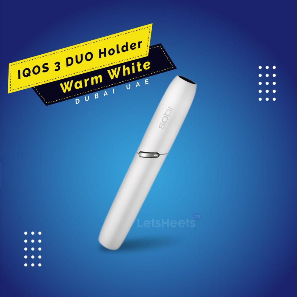 IQOS 3 DUO Holder Warm White Dubai UAE